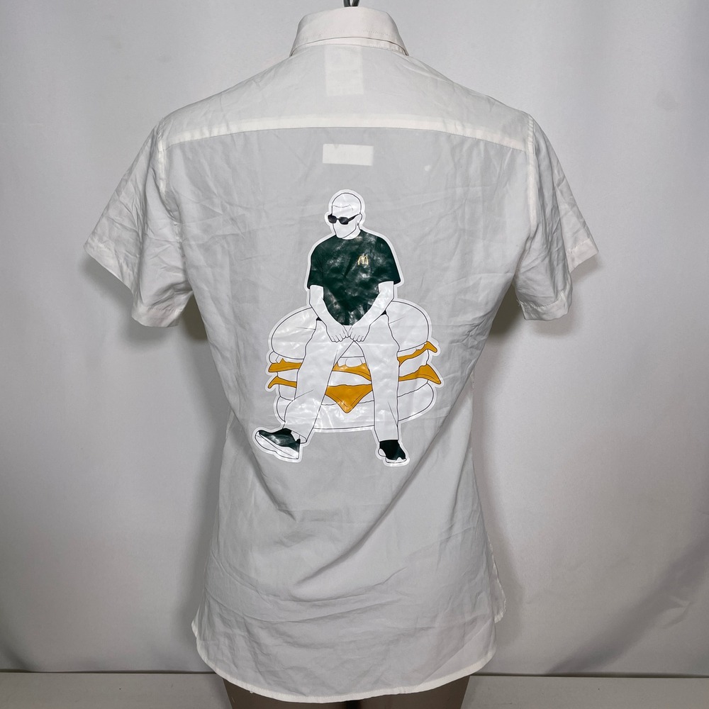McDonald's France x DJ Snake 2023 Employee Uniform Button Shirt Women's SMALL